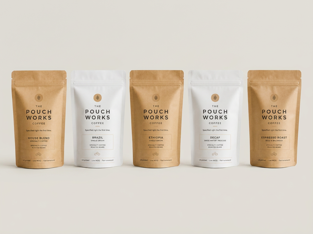 Pouches for Coffee — example pack